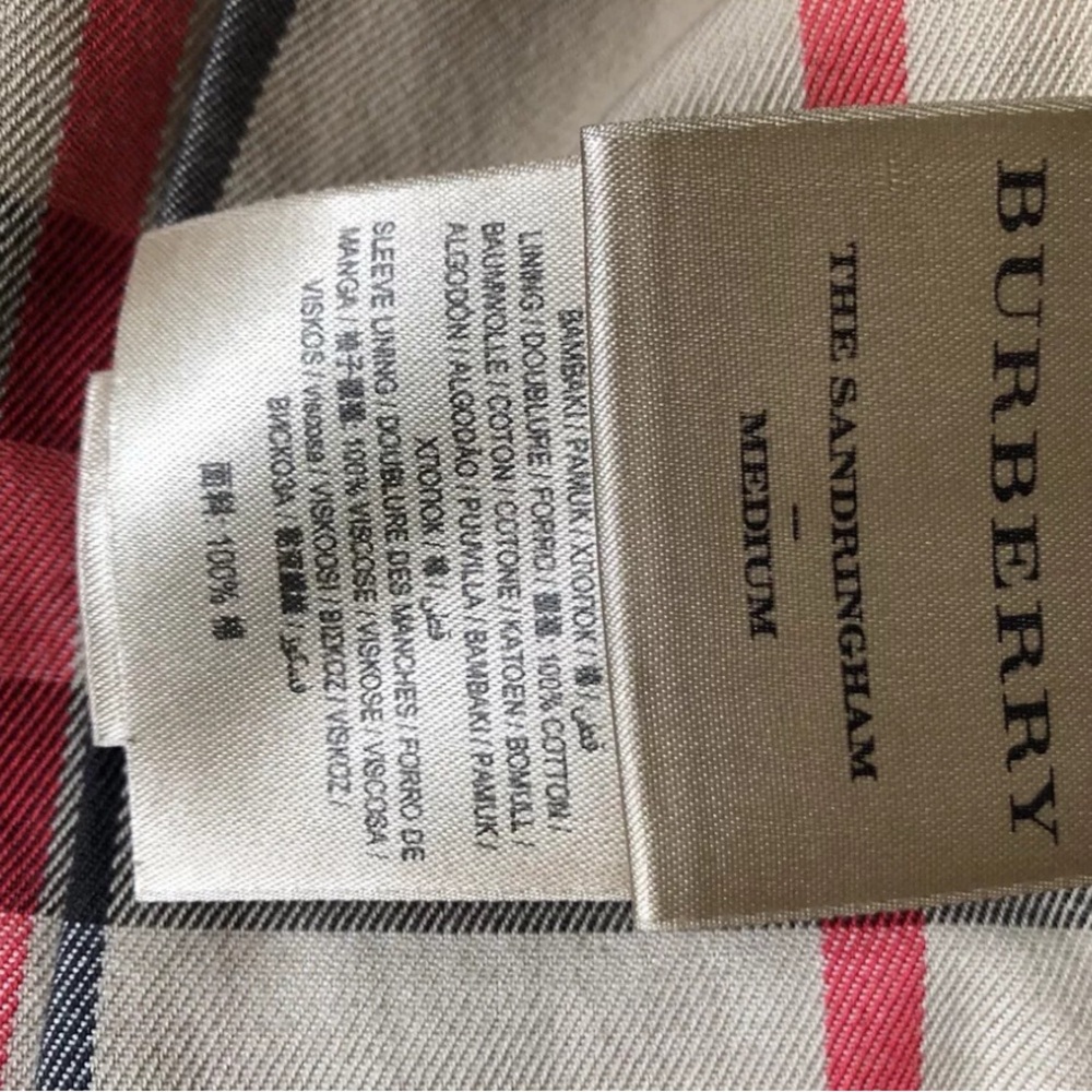 Burberry London heritage Sandringham black trench coat - Picture 8 of 8